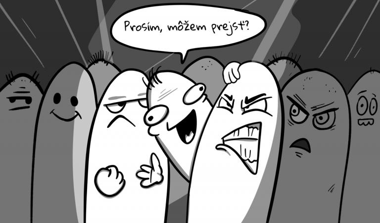 typy ľudí na koncertoch, vtipné ilustrácie