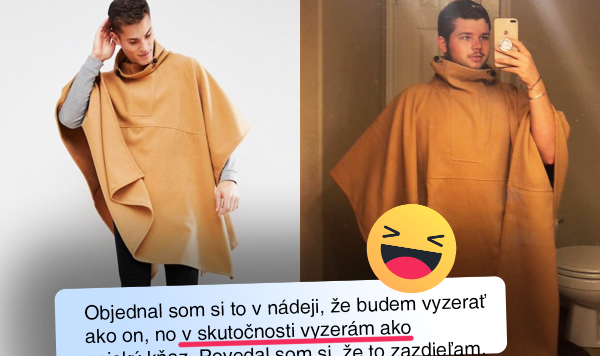 Chalan si objednal z e-shopu pončo. Jeho nový outfit pobavil státisíce ľudí!