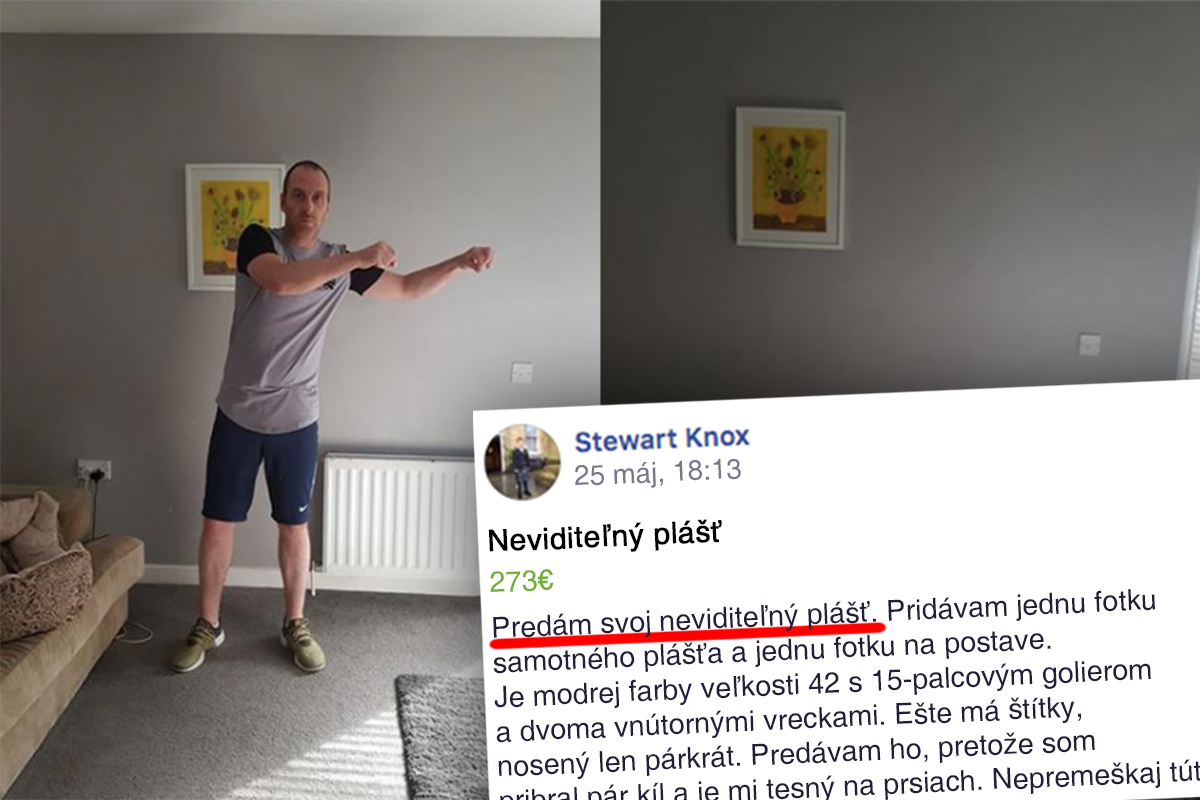 Muž sa snažil na facebookovom bazári predať neviditeľný plášť Harryho Pottera