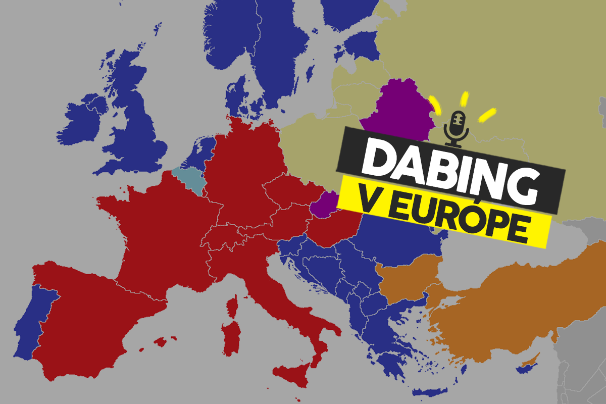 Mapka odhaľuje ako vyzerá dabing vo všetkých európskych krajinách. Poľsko vás zaručene prekvapí!