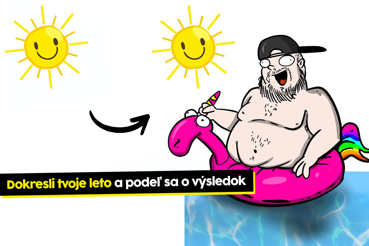 Slováci opäť predviedli svoj talent. Takto dokreslili, ako si užívajú leto