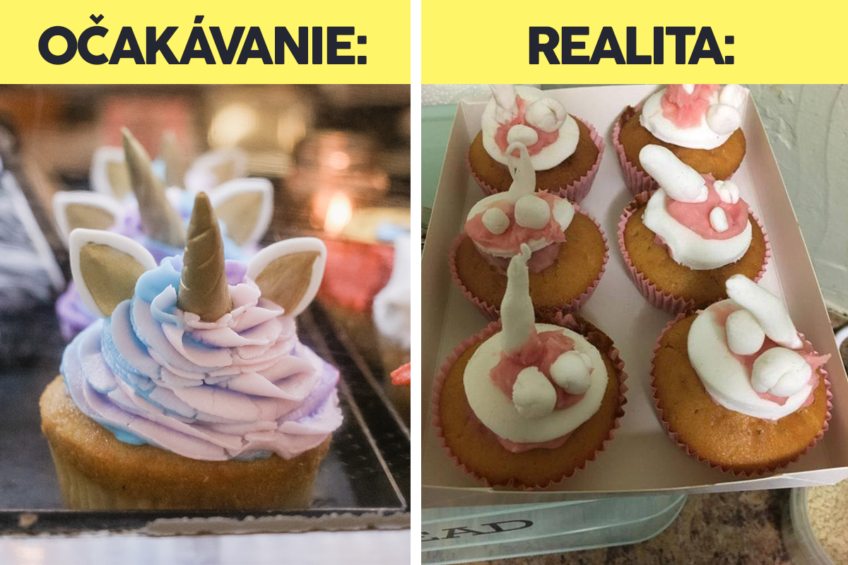 Pečenie nevinných cupcakeov s vnučkou skončilo tragikomickou katastrofou