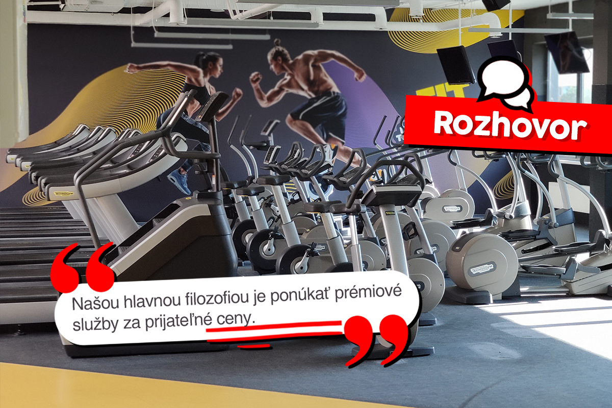 Majiteľ fitiek FIT UP!: Kvalitné veľké fitness štúdiá nemusia byť drahé a len pre vyšportovaných ľudí