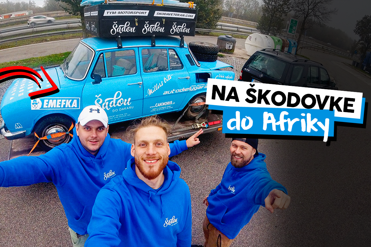 Na škodovke do Afriky: československé trio sa vybralo na mesačné dobrodružstvo