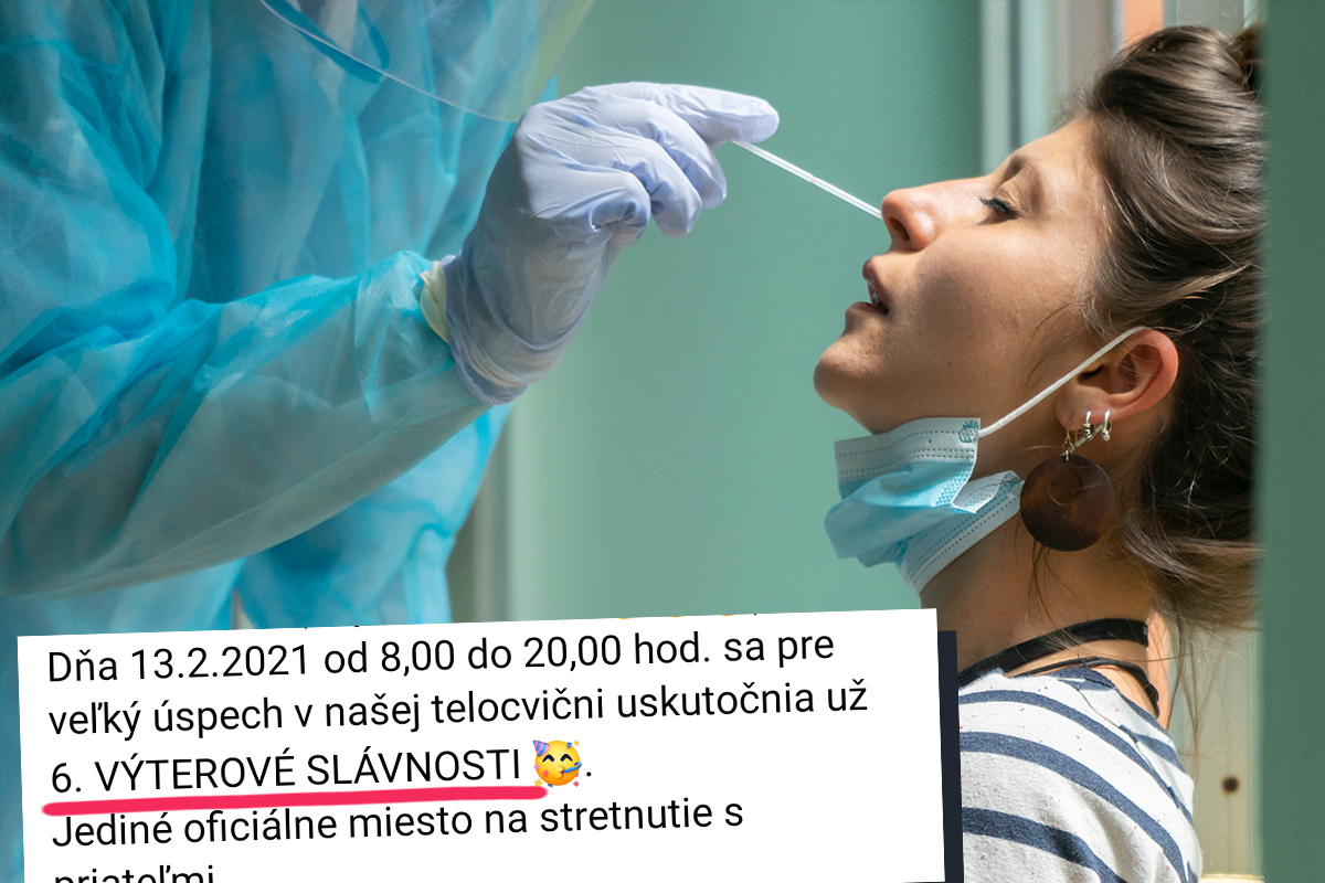 „Príďte na 6. výterové slávnosti!“ Škola láka na plošné testovanie vtipnou pozvánkou