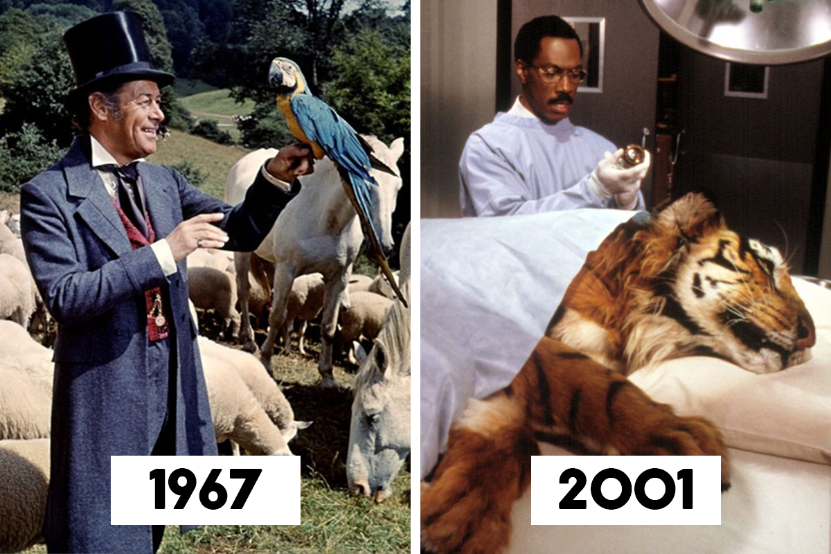 Dr. Dolittle sa na plátnach kín neobjaví prvýkrát. Pripomeň si s nami jeho predchádzajúce filmy