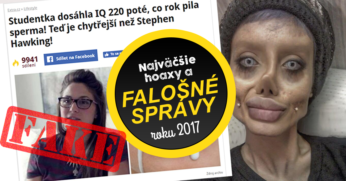 To NAJ z roku 2017: Najväčšie hoaxy a falošné správy roku 2017!