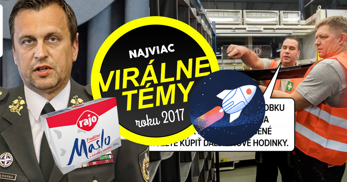 To NAJ z roku 2017: Najväčšie virálne témy, ktoré ovládli slovenský internet!