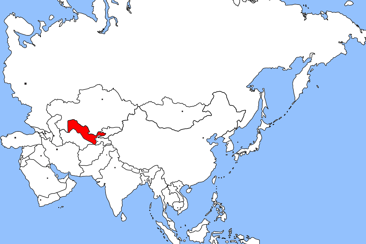 Otestuj sa: Vieš, ktorý štát je vyznačený na slepej mape Ázie?