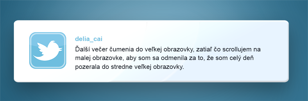 Vtipné tweety o dospelosti