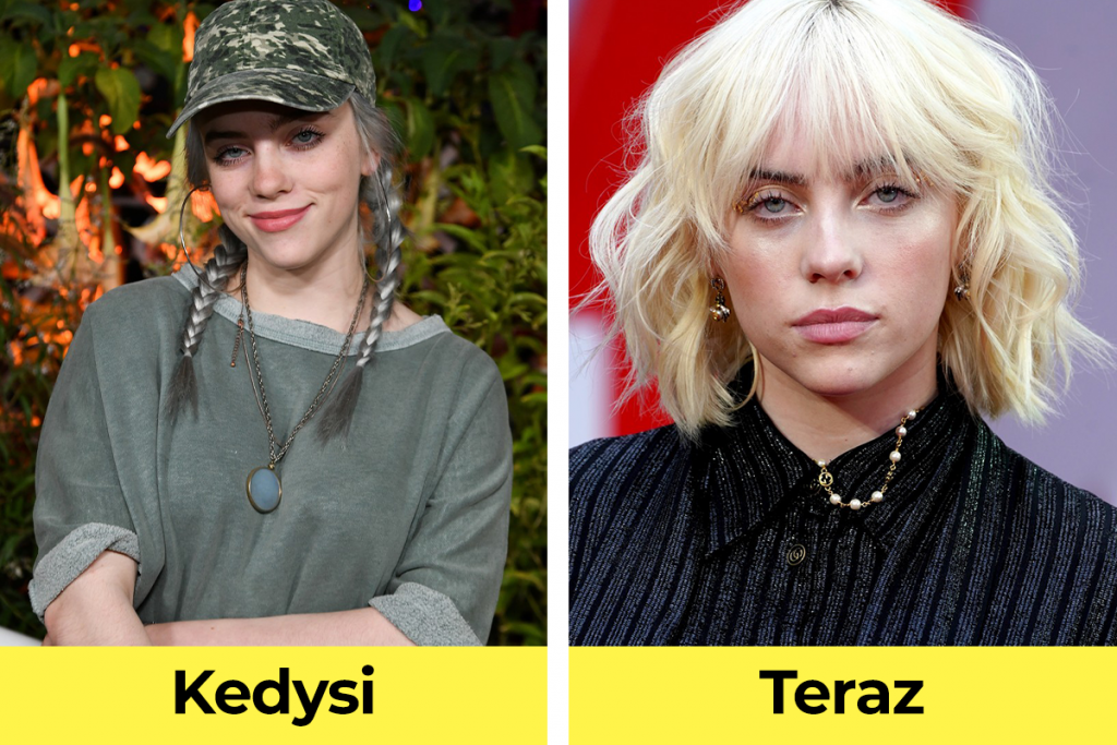 Billie Eilish na začiatku kariéry vs. teraz