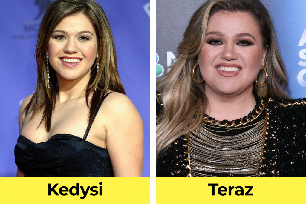 Kelly Clarkson na začiatku kariéry vs. teraz