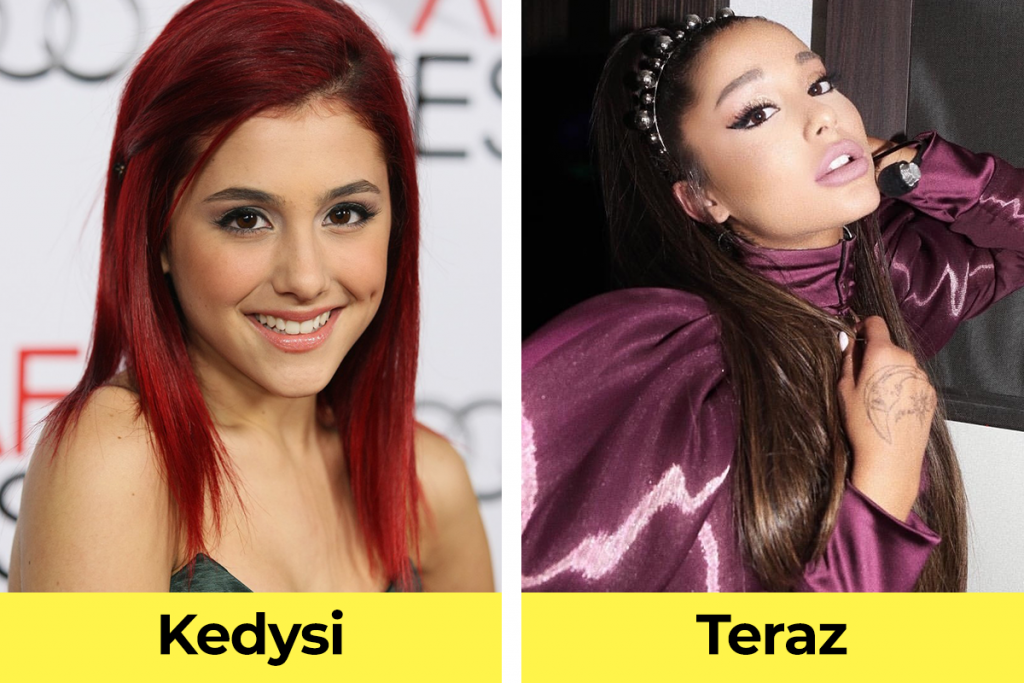 Ariana Grande na začiatku kariéry vs. teraz