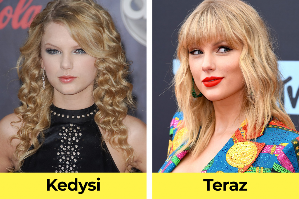 Taylor Swift na začiatku kariéry vs. teraz