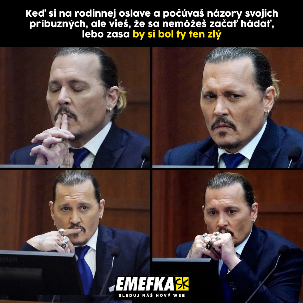 Depp vs. Heard súdny proces meme