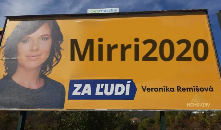 Veronika Remišová heslo notebook
