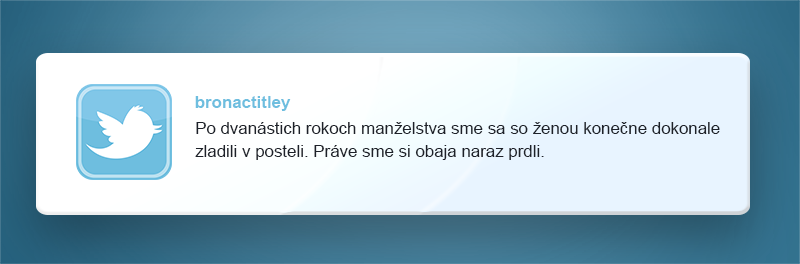 Vtipné tweety o manželstve