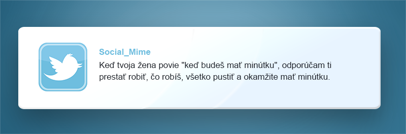 Vtipné tweety o manželstve