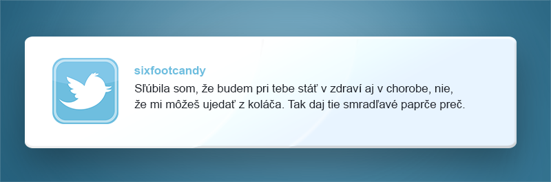 Vtipné tweety o manželstve