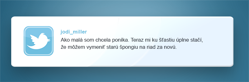 Vtipné tweety o dospelosti