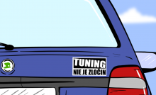 auto, nálepky na autách, ilustrácie