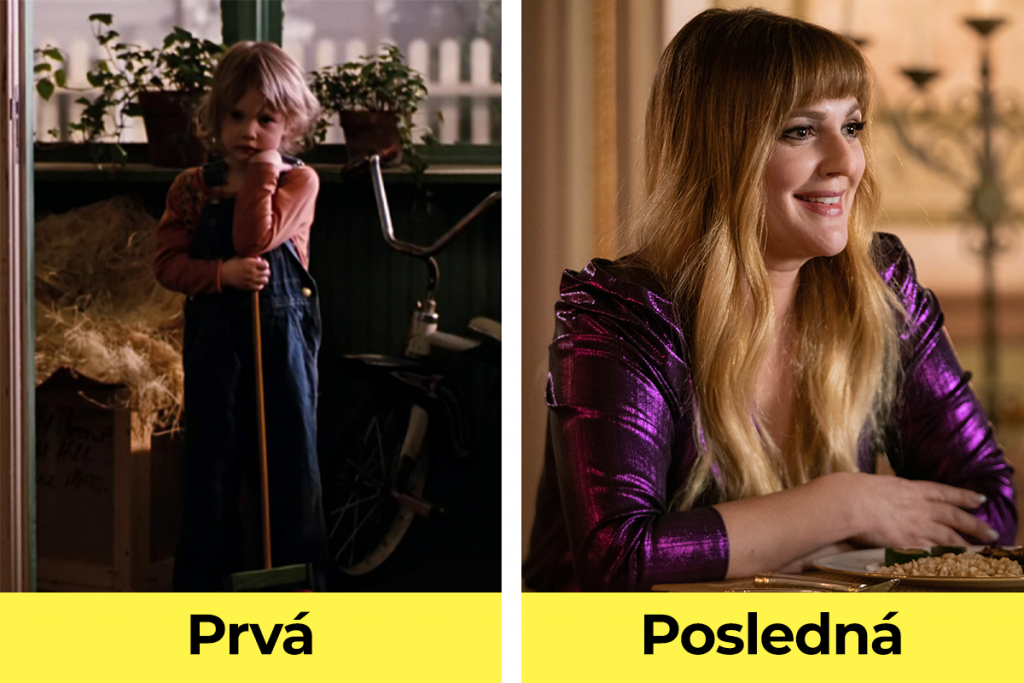 prvá úloha, posledná úloha, film, známi herci, začiatok kariéry,  Drew Barrymore