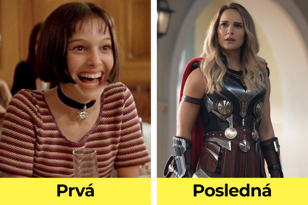 prvá úloha, posledná úloha, film, známi herci, začiatok kariéry, Natalie Portman