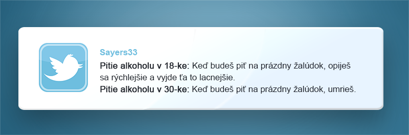 Twitter, vtipné tweety, zábavné príspevky, život po 25-ke, dospelosť