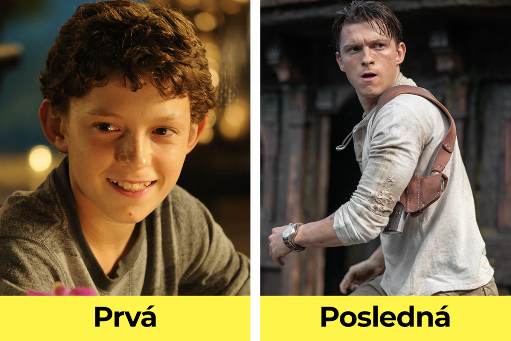 prvá úloha, posledná úloha, film, známi herci, začiatok kariéry, Tom Holland