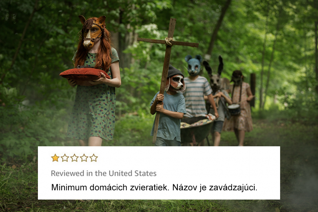 filmová recenzia, nespokojní diváci, Amazon Movie Reviews, zábava, bizár, Cyntoryn zvieratiek