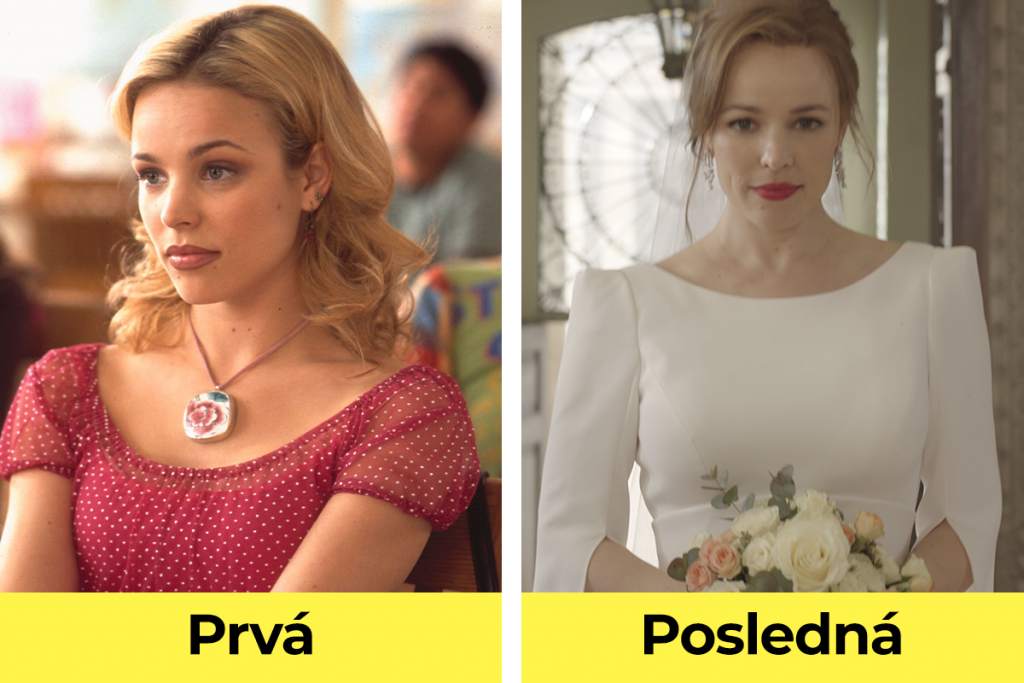 prvá úloha, posledná úloha, film, známi herci, začiatok kariéry, Rachel McAdams