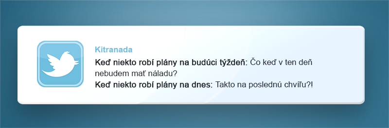 Twitter, vtipné tweety, zábavné príspevky, život po 25-ke, dospelosť