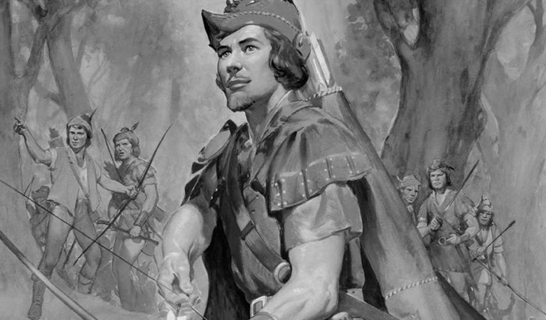 Robin Hood, história, zbojník