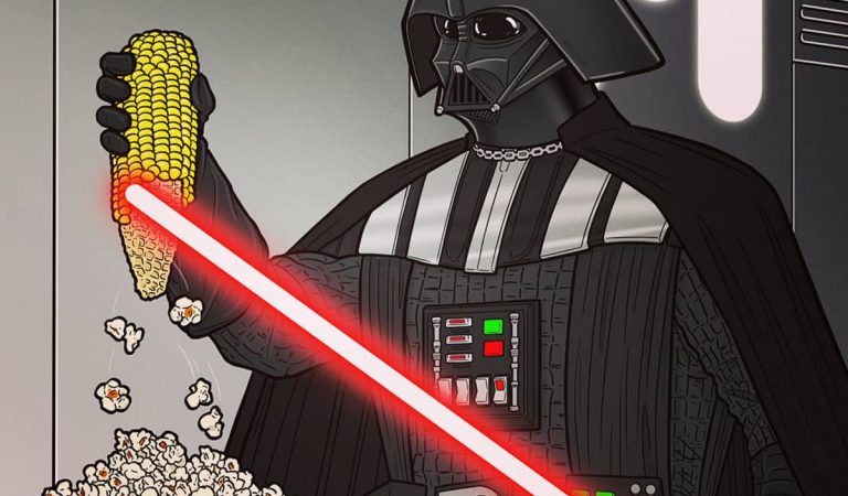 Ed Harrington, umelec, tajný život filmových postáv, Darth Vader