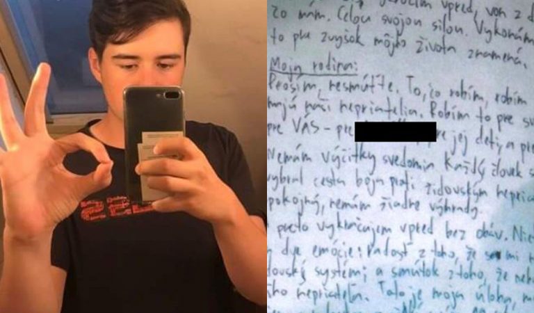 Tepláreň, vražda na Zámockej, Bratislava, LGBT, vražda z nenávisti, list na rozlúčku