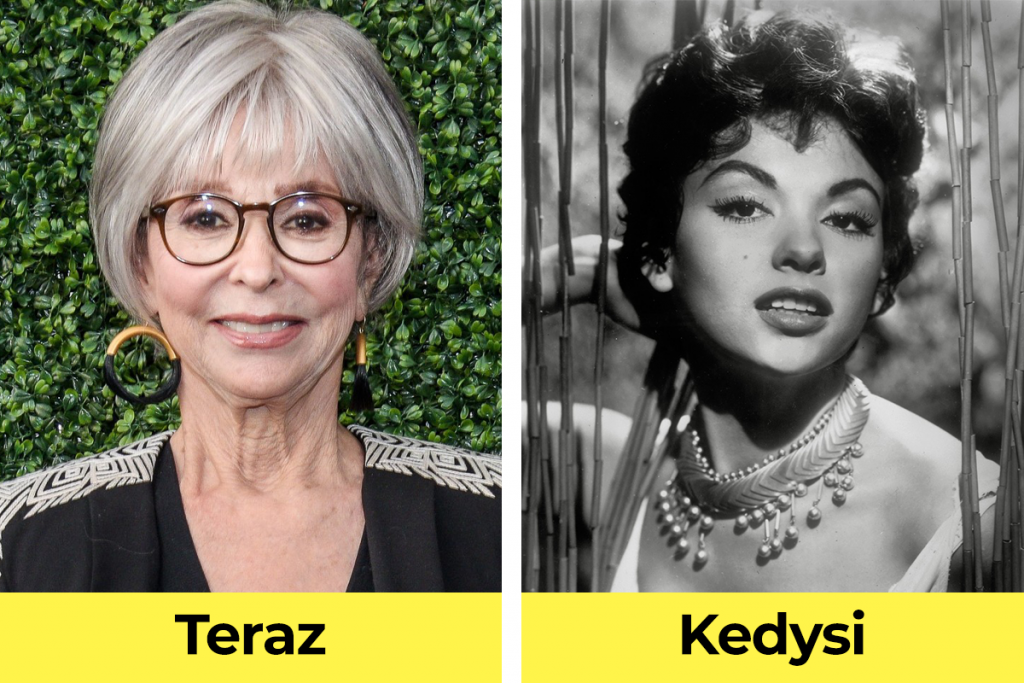 herečky po šesťdesiatke, známe herečky, hollywoodske herečky, vtedy verzus teraz, Rita Moreno