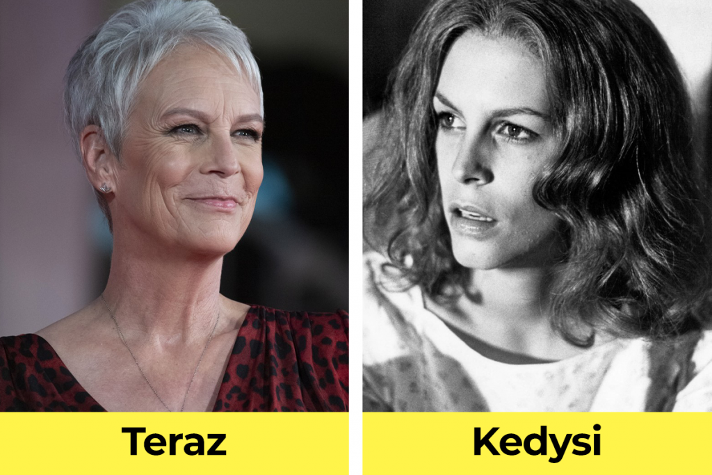 herečky po šesťdesiatke, známe herečky, hollywoodske herečky, vtedy verzus teraz, Jamie Lee Curtis