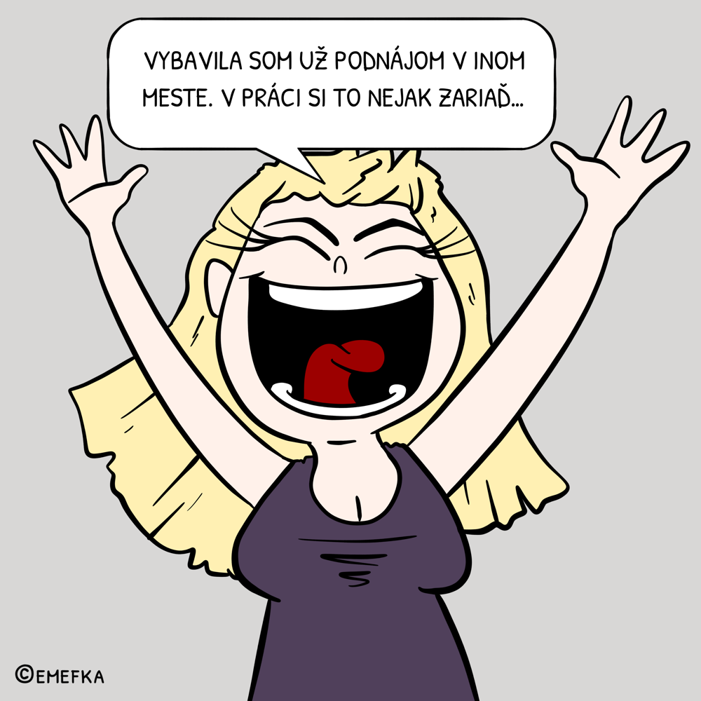 sebecký partner, vzťah, toxický vzťah, ilustrácie, problémy vo vzťahu