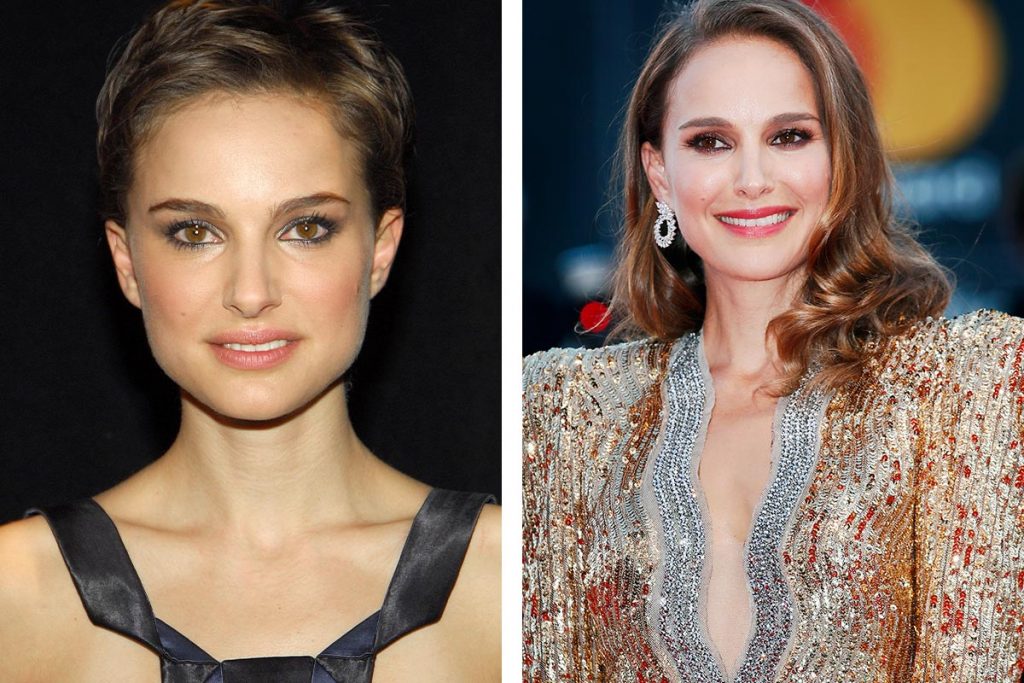 celebrity, známe osobnosti, účes, krátke vlasy, Natalie Portman