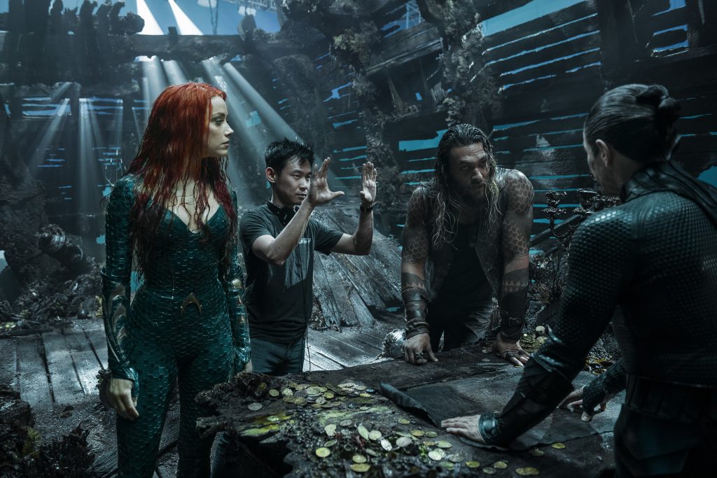 natáčanie známych filmov, behind the scenes, aquaman, Amber Heard, Jason Momoa