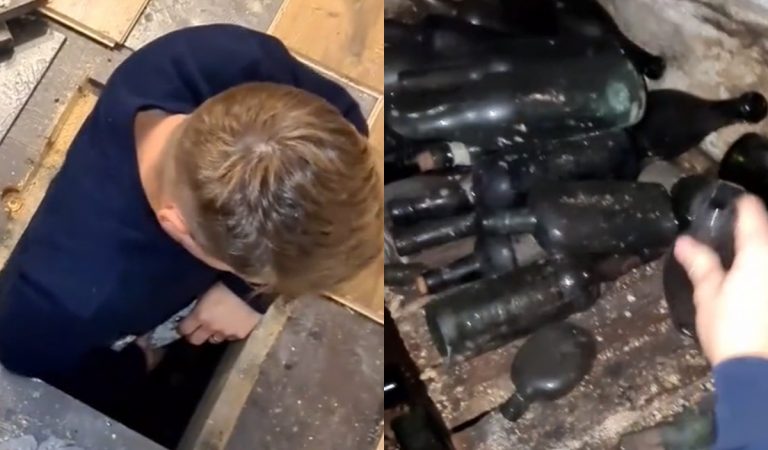 pivnica, tajná miestnosť, tiktok, virál, archívny alkohol, whisky, brandy