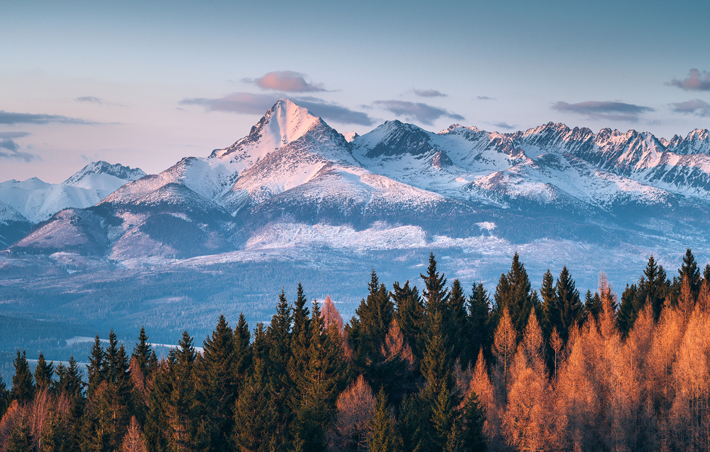 Zasnežené Slovensko