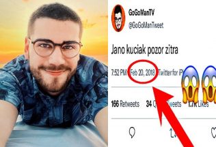 Daniel Štrauch, Gogo, GogomanTV, Instagram, Pozor zítra, Ján Kuciak, vražda, meme stránky, Slovensko, konšpirácia