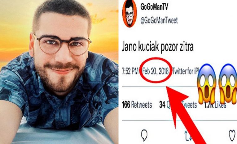 Daniel Štrauch, Gogo, GogomanTV, Instagram, Pozor zítra, Ján Kuciak, vražda, meme stránky, Slovensko, konšpirácia