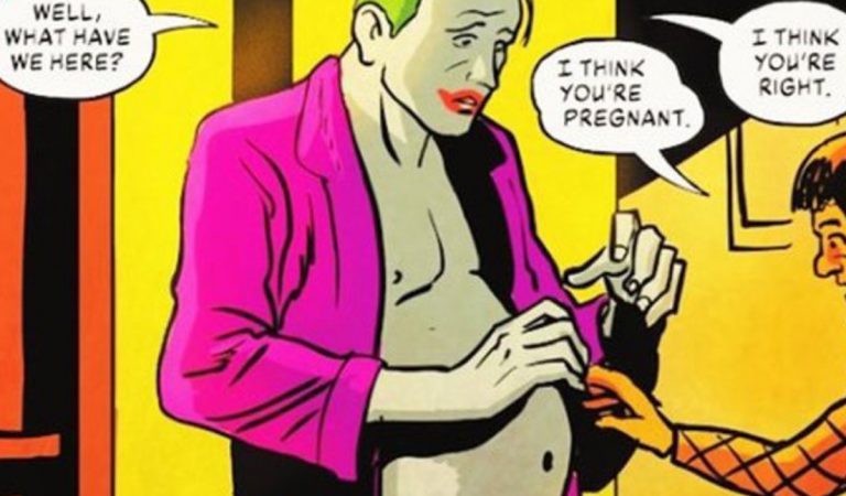 Joker, tehotenstvo, komiks, DC
