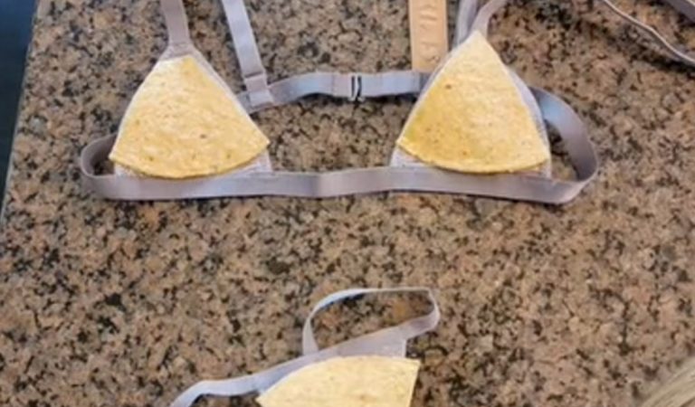 Kim Kardashian, Skims, plavky, bikini, virál, TikTok, tortillové čipsy
