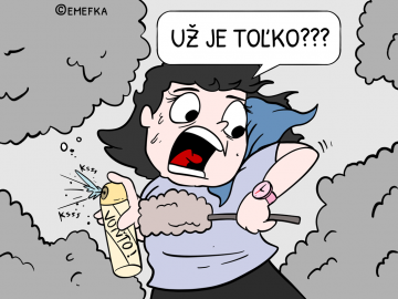 vtipné ilustrácie, keď si uvedomíš, že sa meníš na svoju mamu