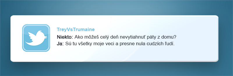 vtipné príspevky na Twitteri, humor, zábava, dospelosť