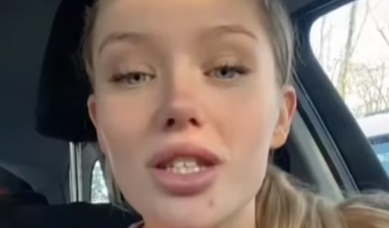 Amber O'Donnell, OnlyFans modelka, nahnevaná suseda, viral, TikTok, virálne video