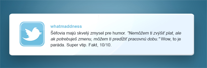 vtipné príspevky na Twitteri, tweety, práca, zamestnanec, pracovný humor